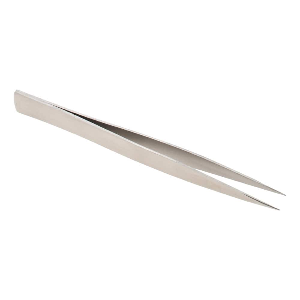 Assembly Tweezer: Thin & Fine Point Tip, 4-7/16" OAL