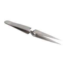 4-3/4 Short Pointed Cross Locking Tweezers