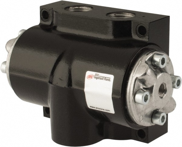 ARO/Ingersoll-Rand K218PS 1" Inlet x 1" Outlet, Pilot Actuator, Spring Return, 2 Position, Body Ported Solenoid Air Valve Image