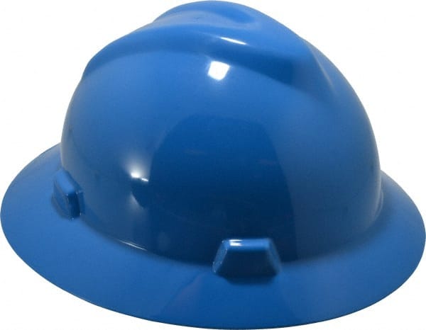 MSA 10058320 Hard Hat: Impact Resistant, Full Brim, Type 1, Class E, 8-Point Suspension 