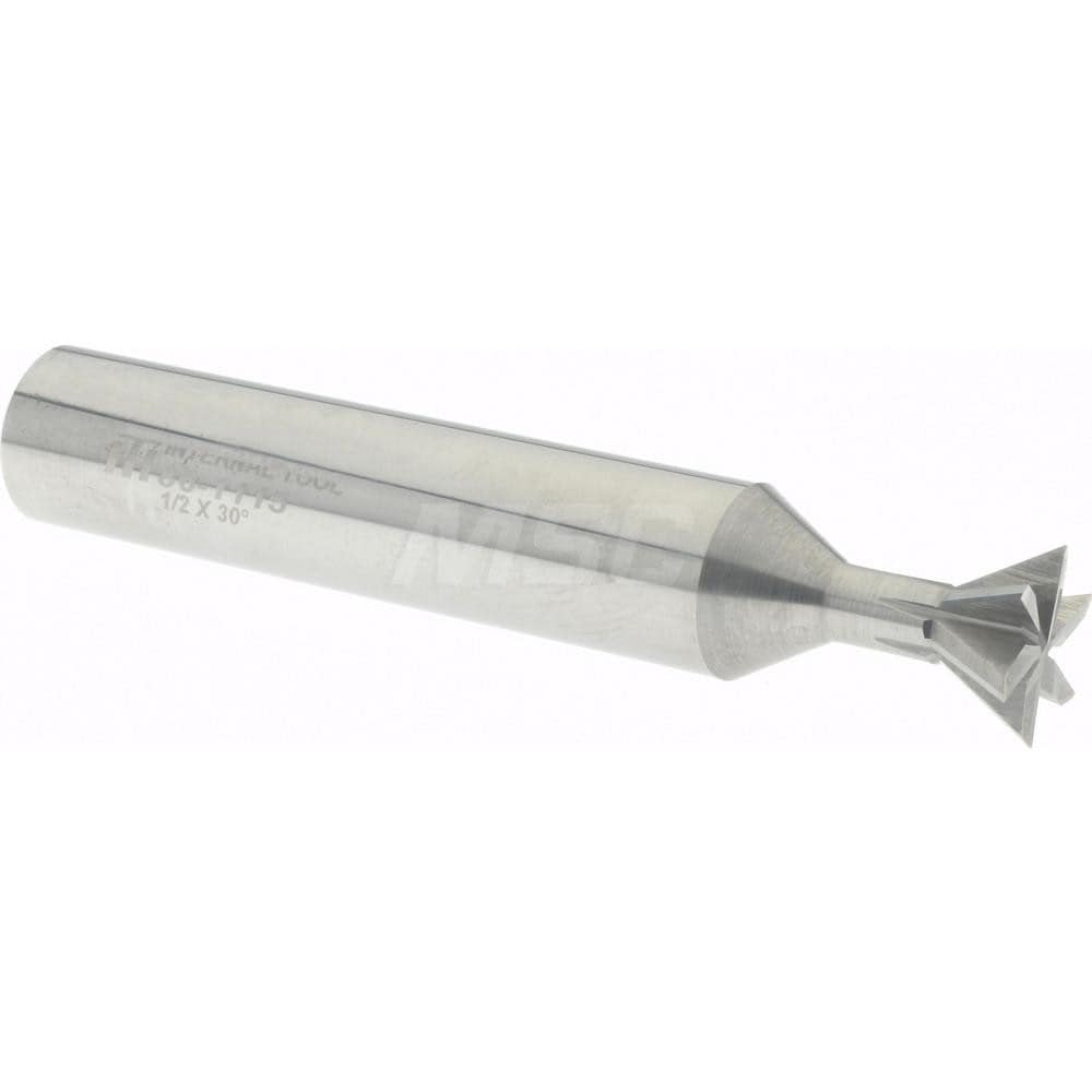 Made in USA 86-1115 Dovetail Cutter: 60 °, 1/4" Cut Width, Solid Carbide Image