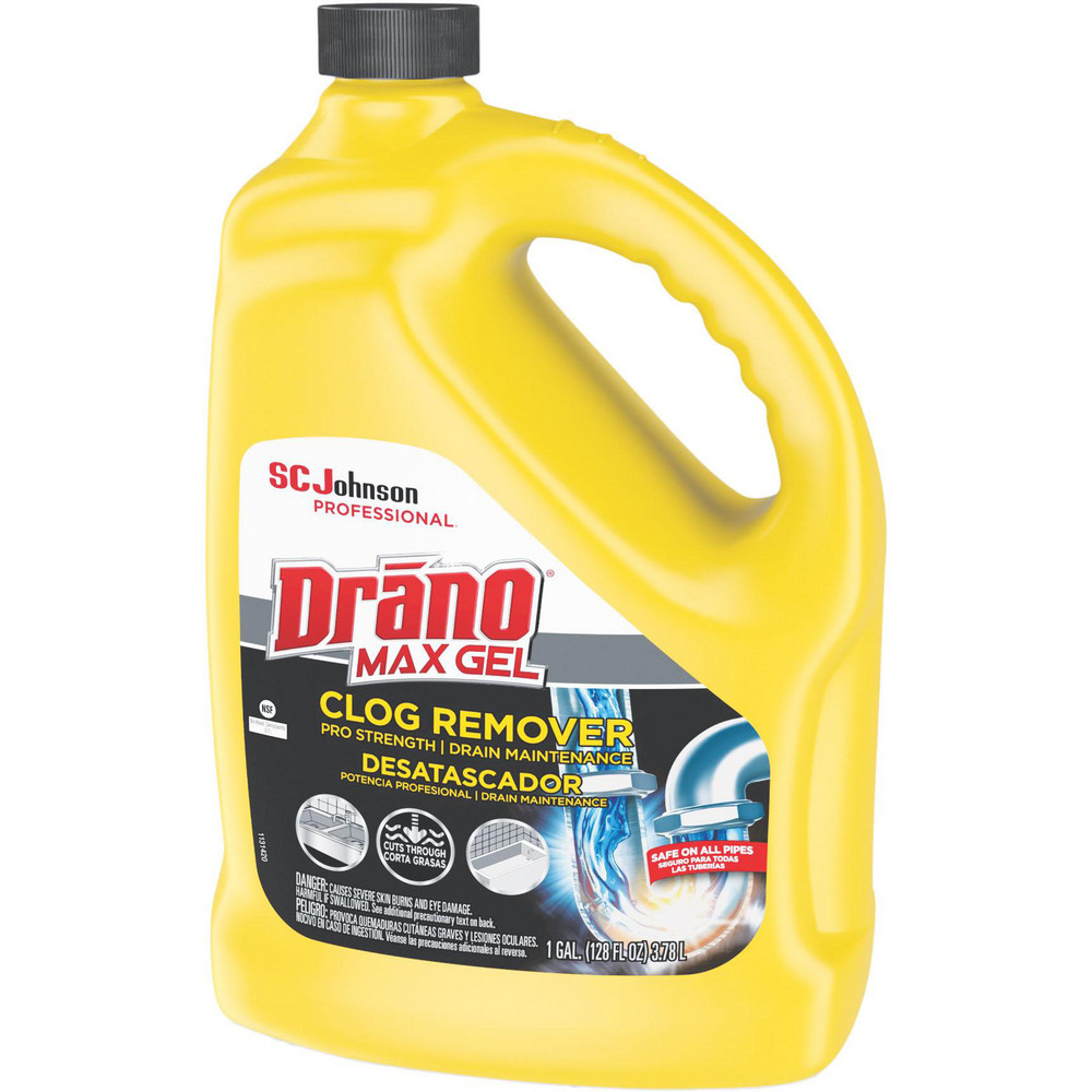 Drano Drano Pro Strength Max Gel Clog Remover, 128 oz Bottle, 4/case