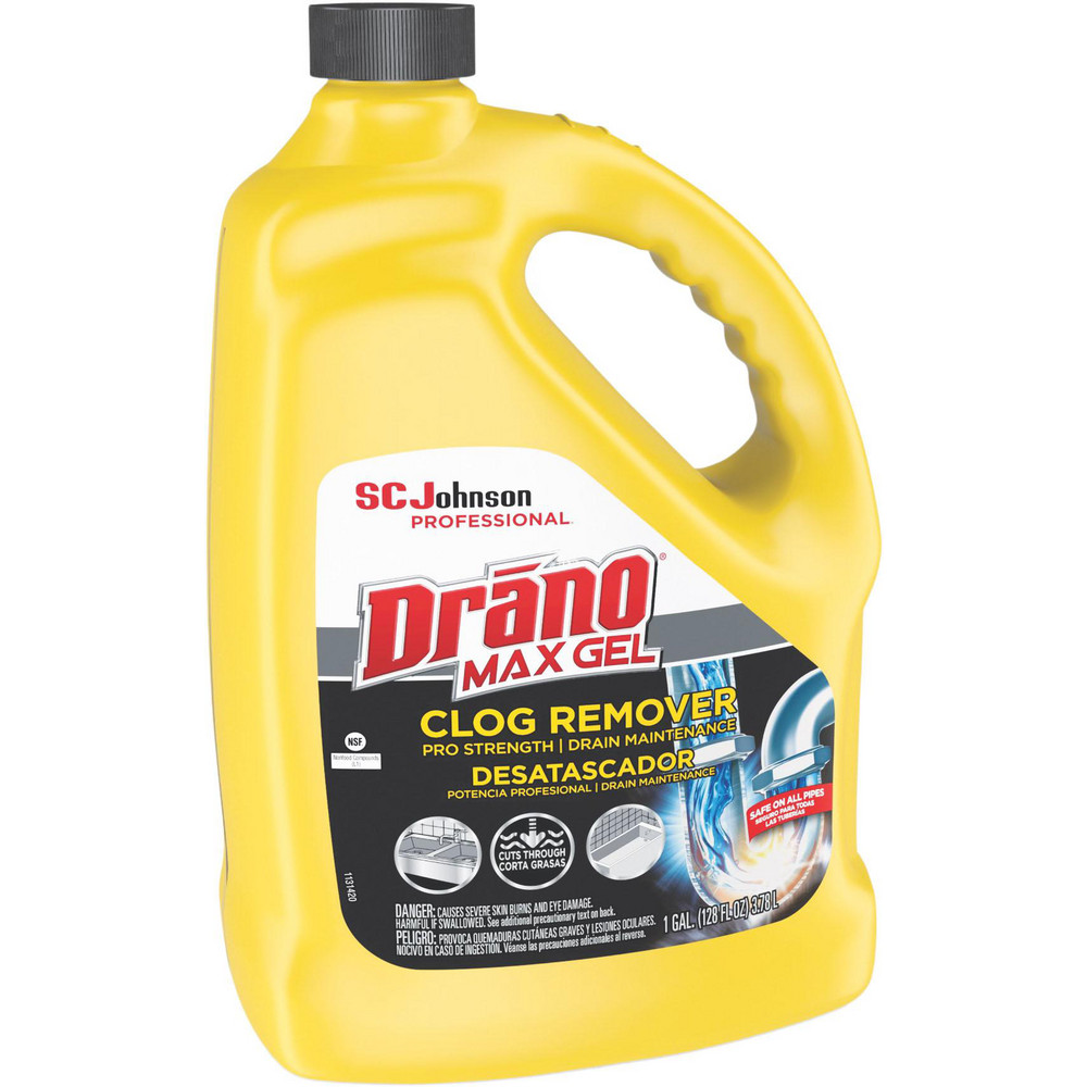 Drano Drano Pro Strength Max Gel Clog Remover, 128 oz Bottle, 4/case