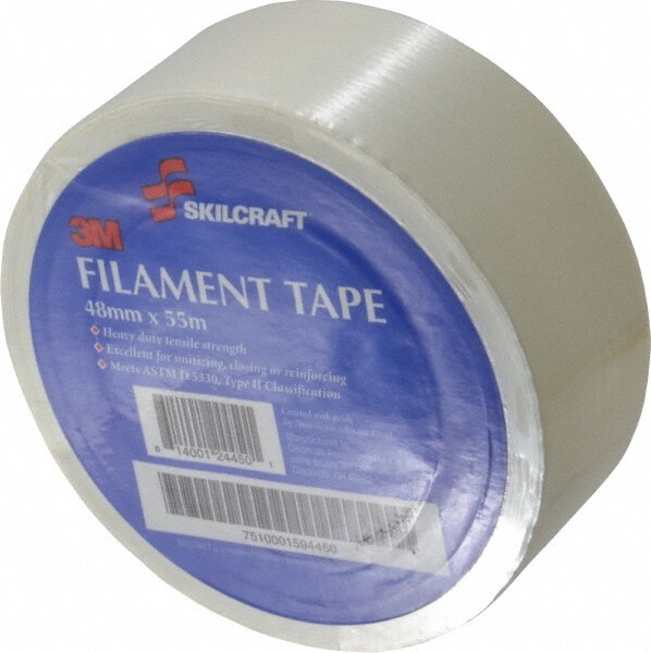 Packing Tape: 2" Wide, Clear, Rubber Adhesive