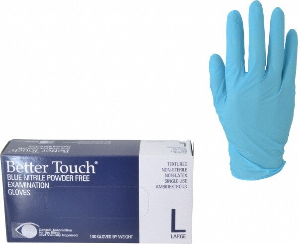 Ability One - Size L, 4 mil, Medical Grade, Powder Free Nitrile ...