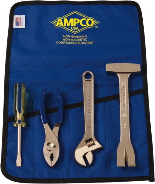 Non-Sparking Ampco Safety Tools M-41M Combination Wrench Kit Non-Magnetic Corrosion Resistant 