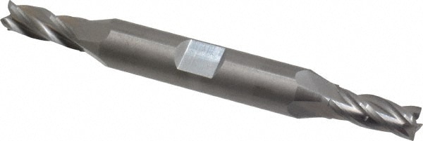 OSG 444-2500 Square End Mill: 1/4 Dia, 5/8 LOC, 3/8 Shank Dia, 3-3/8 OAL, 4 Flutes, Solid Carbide Image