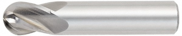 OSG 414-5000-BN Ball End Mill: 0.5" Dia, 0.625" LOC, 4 Flute, Solid Carbide Image