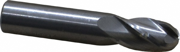 OSG 414-3750-BN Ball End Mill: 0.375" Dia, 0.625" LOC, 4 Flute, Solid Carbide Image