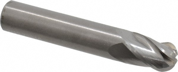 OSG 414-4375-BN Ball End Mill: 0.4375" Dia, 0.625" LOC, 4 Flute, Solid Carbide Image