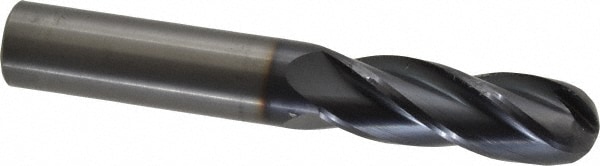 OSG 464-7500-BN11 Ball End Mill: 0.75" Dia, 2.25" LOC, 4 Flute, Solid Carbide Image