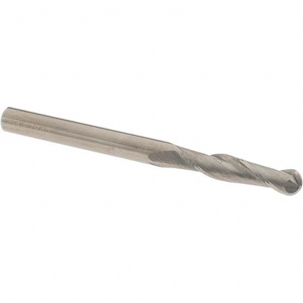 OSG 462-2500-BN Ball End Mill: 0.25" Dia, 1.125" LOC, 2 Flute, Solid Carbide Image