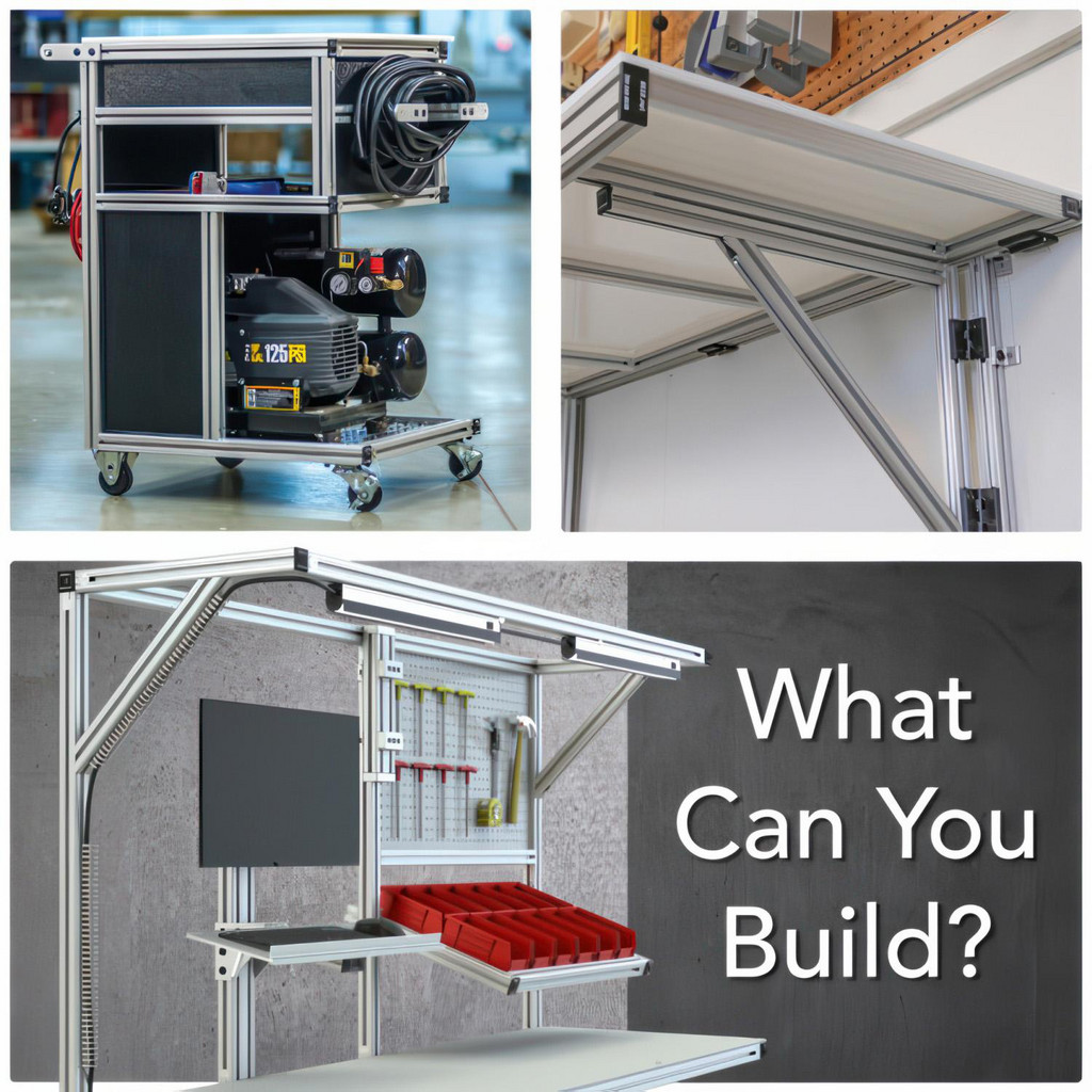 80/20 Inc. - T-Slot Framing: Type: Support; Frame Type: T-Slotted; Duty ...