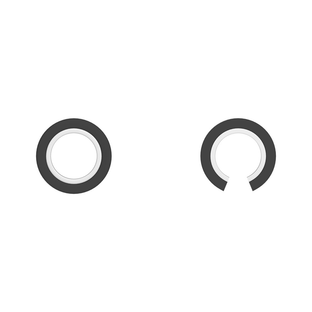 3/4" Dia, Stainless Steel Bearing Seal for Open External Housing - 1/8" Wide x 1.254" Outside Dia