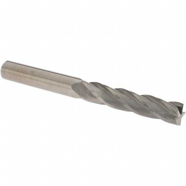 OSG 484-6250 Square End Mill: 5/8 Dia, 3 LOC, 5/8 Shank Dia, 6 OAL, 4 Flutes, Solid Carbide Image