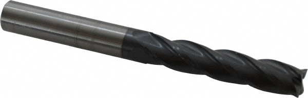 OSG 484-625011 Square End Mill: 5/8 Dia, 3 LOC, 5/8 Shank Dia, 6 OAL, 4 Flutes, Solid Carbide Image