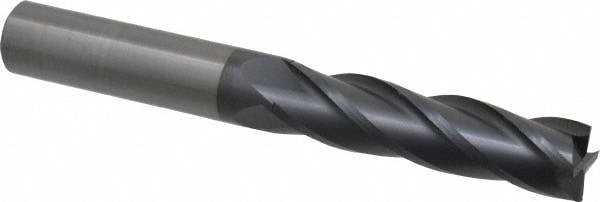 OSG 484-750011 Square End Mill: 3/4 Dia, 3 LOC, 3/4 Shank Dia, 6 OAL, 4 Flutes, Solid Carbide Image