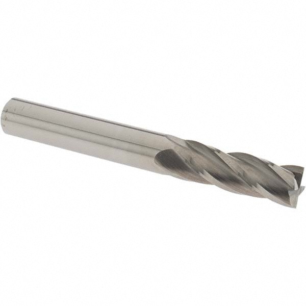 OSG 464-3750 Square End Mill: 3/8 Dia, 1-1/8 LOC, 3/8 Shank Dia, 3 OAL, 4 Flutes, Solid Carbide Image