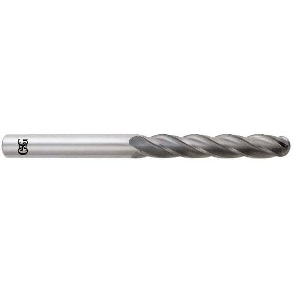 OSG 484-6250-BN Ball End Mill: 0.625" Dia, 3" LOC, 4 Flute, Solid Carbide Image