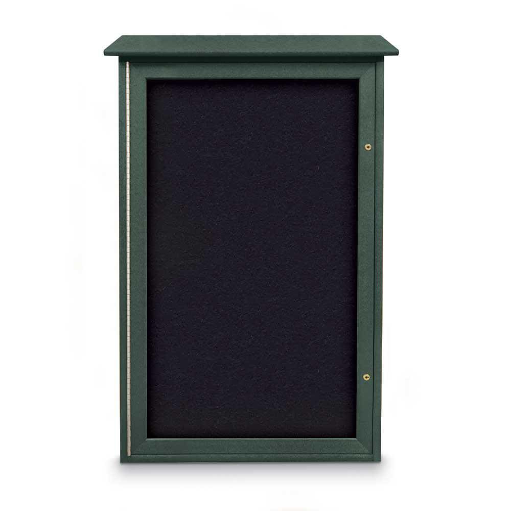 United Visual Products - Enclosed Recycled Rubber Bulletin Board: 42 ...