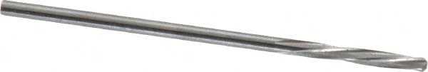 Magafor 88860001530 Chucking Reamer: 0.0602" Dia, 1-9/16" OAL, 25/64" Flute Length, Straight Shank, Solid Carbide Image