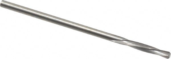 Magafor 88860002130 Chucking Reamer: 0.0839" Dia, 1-31/32" OAL, 7/16" Flute Length, Straight Shank, Solid Carbide 