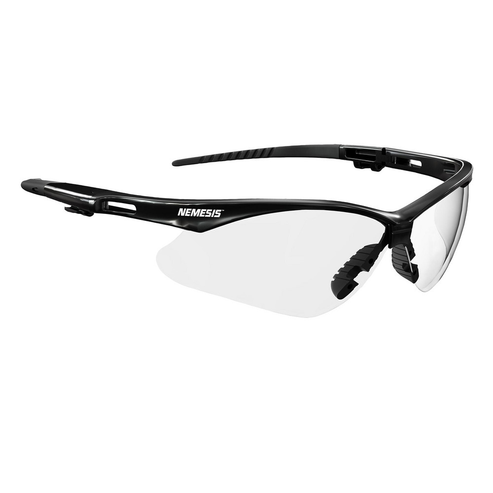 Safety Glasses; Type: Safety; Sunglasses ; Frame Style: Half-Framed ; Lens Coating: Anti-Fog ; Frame Color: Black ; Lens Color: Clear ; Lens Material: Polycarbonate