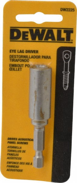 DeWalt Power Screwdriver Bit: - 1/4" Hex Drive, 2-9/16" OAL