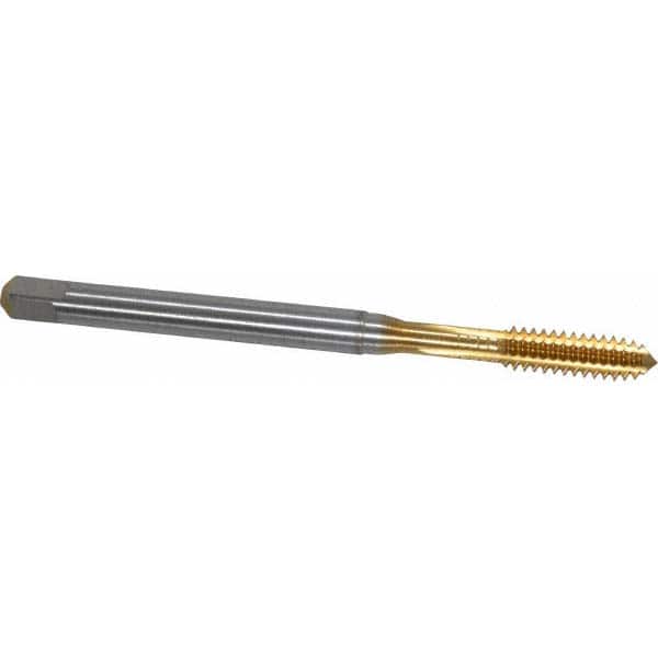 Emuge BU921400.5007 Thread Forming Tap: #10-24, UNC, 2BX Class of Fit, Modified Bottoming, Cobalt, TiN Finish 