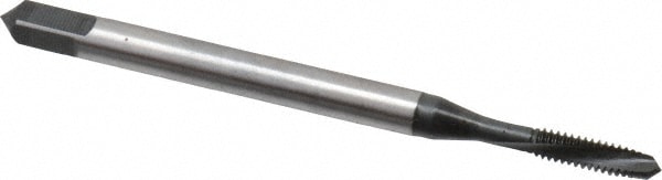 Emuge BU306011.5002 Spiral Flute Tap: #3-48, UNC, 2 Flute, Plug, 3BX Class of Fit, Cobalt, Nitride Finish Image