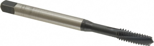 Emuge BU306011.5009 Spiral Flute Tap: 1/4-20, UNC, 3 Flute, Plug, 3BX Class of Fit, Cobalt, Nitride Finish Image