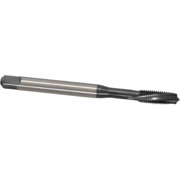 Emuge BU306001.5043 Spiral Flute Tap: 1/4-28, UNF, 3 Flute, Plug, 2BX Class of Fit, Cobalt, Oxide Finish Image