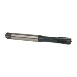 Emuge BU306011.5045 Spiral Flute Tap: 3/8-24, UNF, 3 Flute, Plug, 3BX Class of Fit, Cobalt, Nitride Finish Image