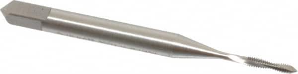 Emuge BU456011.5033 Spiral Flute Tap: #0-80, UNF, 2 Flute, Modified Bottoming, 3BX Class of Fit, Cobalt, Oxide Finish 