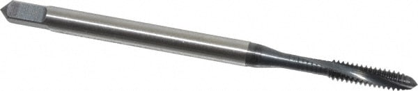 Emuge BU456001.5003 Spiral Flute Tap: #4-40, UNC, 2 Flute, Modified Bottoming, 2BX Class of Fit, Cobalt, Oxide Finish Image