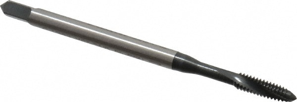 Emuge BU456001.5004 Spiral Flute Tap: #5-40, UNC, 2 Flute, Modified Bottoming, 2BX Class of Fit, Cobalt, Oxide Finish Image