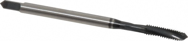 Emuge BU456011.5039 Spiral Flute Tap: #6-40, UNF, 3 Flute, Modified Bottoming, 3BX Class of Fit, Cobalt, Oxide Finish Image