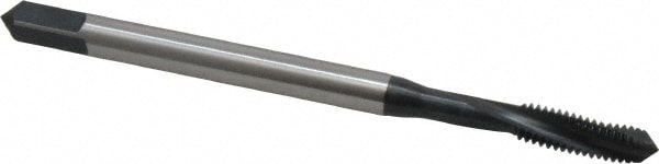 Emuge BU456011.5040 Spiral Flute Tap: #8-36, UNF, 3 Flute, Modified Bottoming, 3BX Class of Fit, Cobalt, Oxide Finish Image