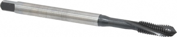 Emuge BU456011.5041 Spiral Flute Tap: #10-32, UNF, 3 Flute, Modified Bottoming, 3BX Class of Fit, Cobalt, Oxide Finish Image