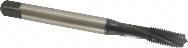 Emuge BU456011.5044 Spiral Flute Tap: 5/16-24, UNF, 3 Flute, Modified Bottoming, 3BX Class of Fit, Cobalt, Oxide Finish Image