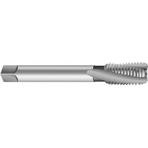 Emuge CU456001.5051 Spiral Flute Tap: 7/8-14, UNF, 4 Flute, Modified Bottoming, 2BX Class of Fit, Cobalt, Oxide Finish 