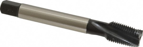 Emuge CU456011.5048 Spiral Flute Tap: 9/16-18, UNF, 3 Flute, Modified Bottoming, 3BX Class of Fit, Cobalt, Oxide Finish Image