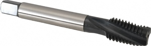 Emuge CU456001.5015 Spiral Flute Tap: 5/8-11, UNC, 3 Flute, Modified Bottoming, 2BX Class of Fit, Cobalt, Oxide Finish Image