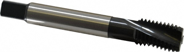 Emuge CU456001.5016 Spiral Flute Tap: 3/4-10, UNC, 3 Flute, Modified Bottoming, 2BX Class of Fit, Cobalt, Oxide Finish Image