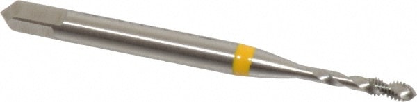 Emuge BU501000.5035 Spiral Flute Tap: #2-64, UNF, 2 Flute, Modified Bottoming, 2B Class of Fit, Cobalt, Bright/Uncoated Image