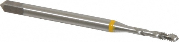 Emuge BU501000.5002 Spiral Flute Tap: #3-48, UNC, 2 Flute, Modified Bottoming, 2B Class of Fit, Cobalt, Bright/Uncoated Image