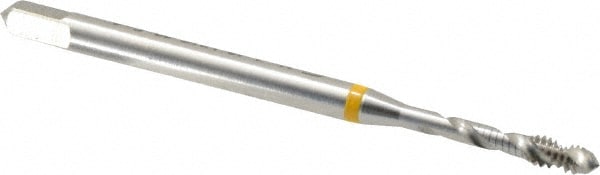 Emuge BU501000.5003 Spiral Flute Tap: #4-40, UNC, 2 Flute, Modified Bottoming, 2B Class of Fit, Cobalt, Bright/Uncoated Image