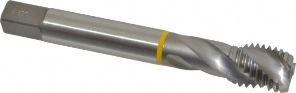 Emuge CU501010.5016 Spiral Flute Tap: 3/4-10, UNC, 3 Flute, Modified Bottoming, 3B Class of Fit, Cobalt, Bright/Uncoated Image