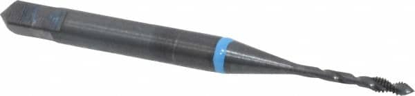Emuge BU503210.5033 Spiral Flute Tap: #0-80, UNF, 2 Flute, Modified Bottoming, 3B Class of Fit, Cobalt, Oxide Finish 