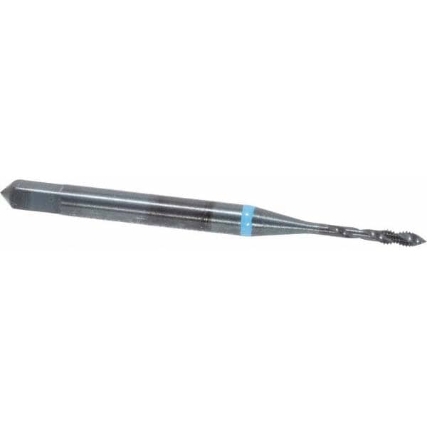 Emuge BU503210.5034 Spiral Flute Tap: #1-72, UNF, 2 Flute, Modified Bottoming, 3B Class of Fit, Cobalt, Oxide Finish Image